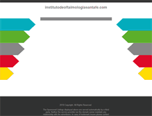 Tablet Screenshot of institutodeoftalmologiasantafe.com